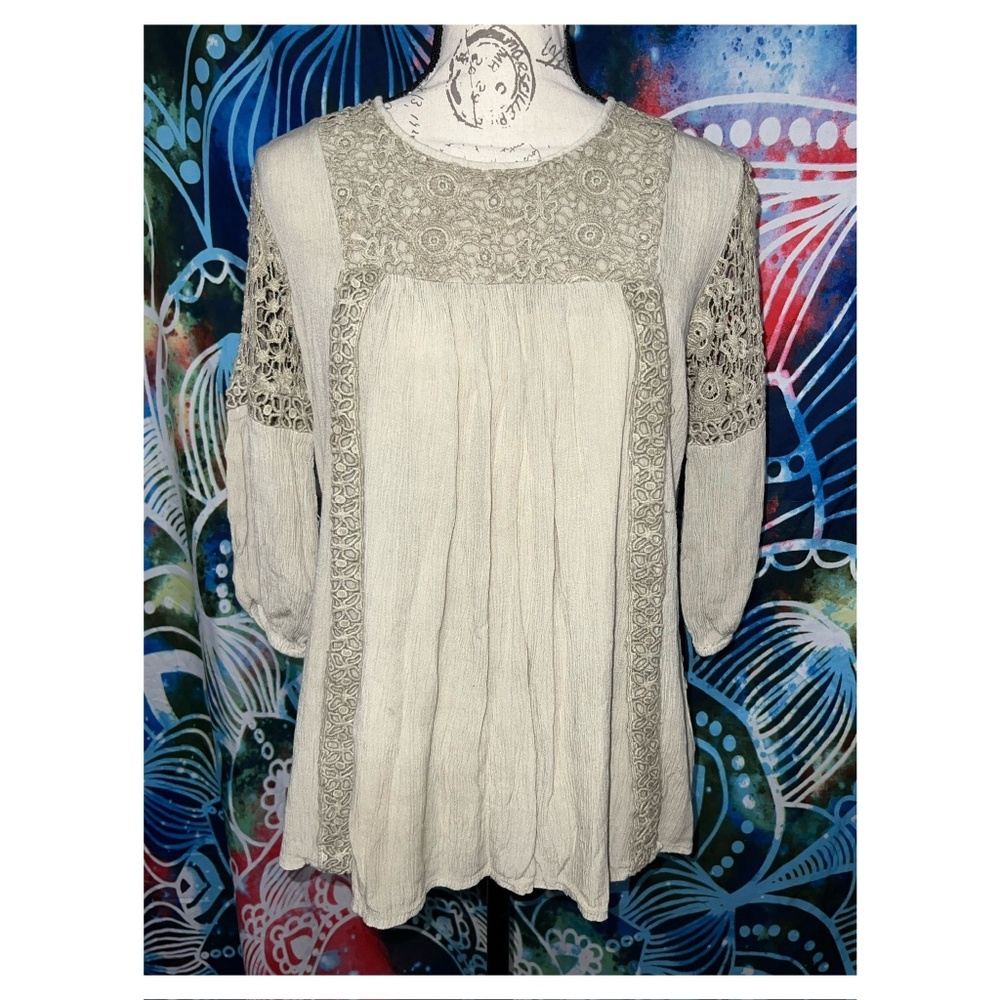Frazzle 3/4 Sleeve Blouse